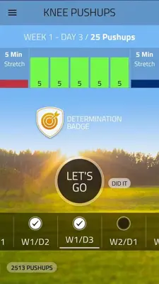 Pushups android App screenshot 2